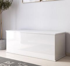 Kapaklı Sandıklı Kedi Tuvalet Kutusu | Pratik ve Hijyenik Mobilya Çözümü | Sandıklı Tasarım ile Estetik Görünüm | Gizli Tuvalet Alanı Beyaz