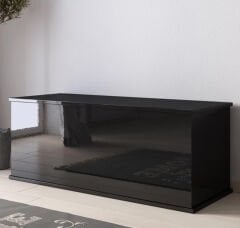 Kapaklı Sandıklı Kedi Tuvalet Kutusu | Pratik ve Hijyenik Mobilya Çözümü | Sandıklı Tasarım ile Estetik Görünüm | Gizli Tuvalet Alanı Siyah