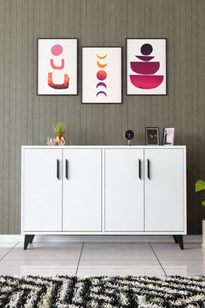 VICTORY 120cm Tv Sehpası, Tv Ünitesi, Konsol, Kahve Köşesi, Banyo Dolabı, Çok Amaçlı Dolap