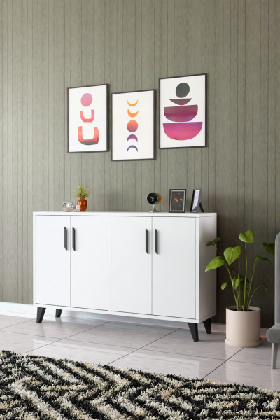 VICTORY 120cm Tv Sehpası, Tv Ünitesi, Konsol, Kahve Köşesi, Banyo Dolabı, Çok Amaçlı Dolap